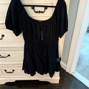 Lulu's Black Babydoll Dress